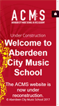 Mobile Screenshot of aberdeencitymusicschool.com